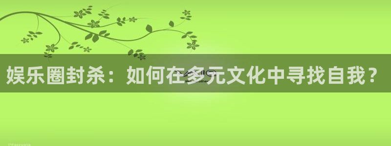 888贵宾会官网：娱乐圈封杀：如何在多元文化中寻找自我？